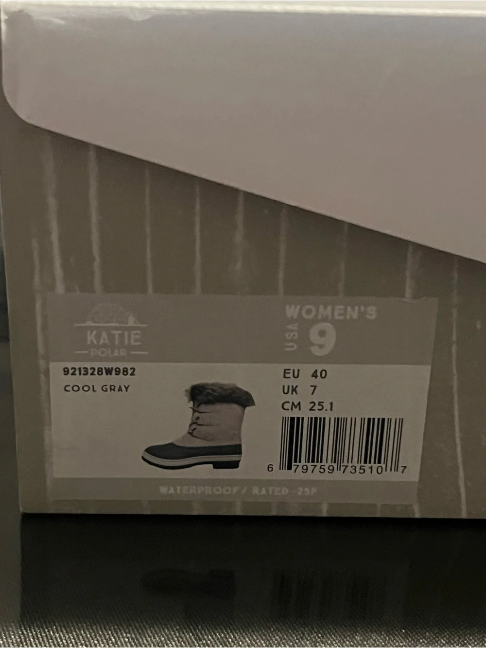 NWT Northside Cool Gray Women's Katie Waterproof Insulated Winter Snow Boot Sz 9